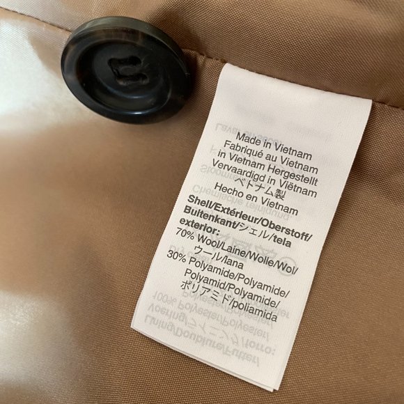 Madewell Bergen Cocoon Coat, Classic Desert Camel - Picture 7 of 9